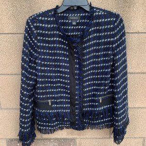 Nordstrom Halogen Textured Tweed Jacket - Size Medium